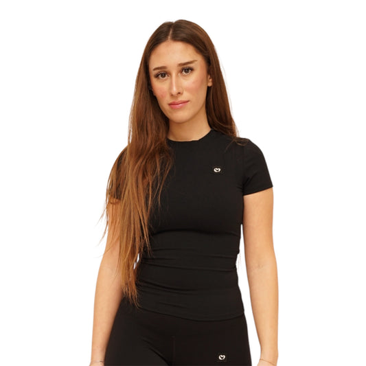 Haut basique sport noir - Taille bien - Spicy