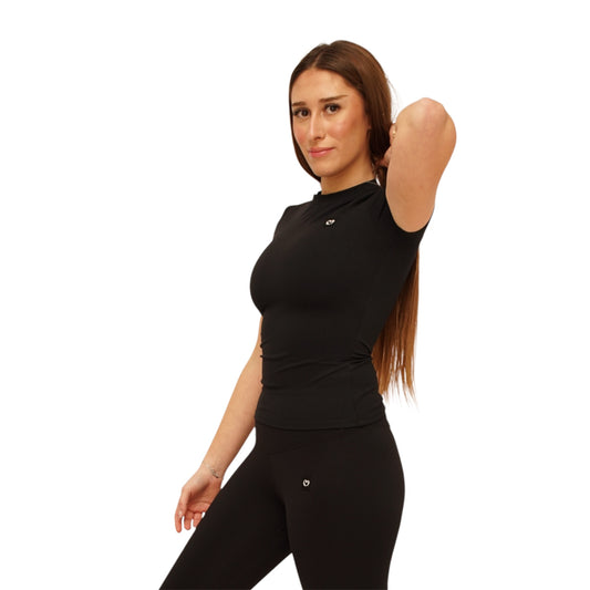 Haut basique sport noir - Taille bien - Spicy