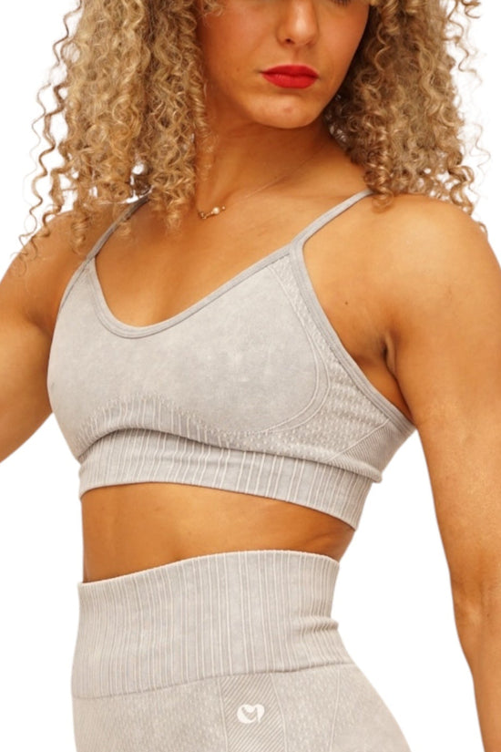 Brassière Décolleté Ajustable Style Délavé