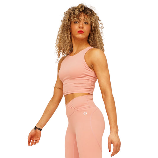 Brassière de sport rose – Style et maintien élevé - Spicy