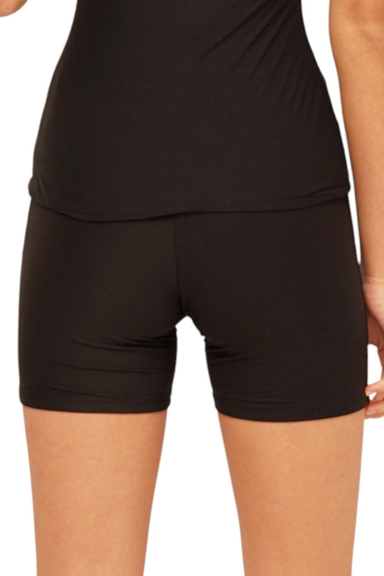 Short Taille Haute Coton Stretch
