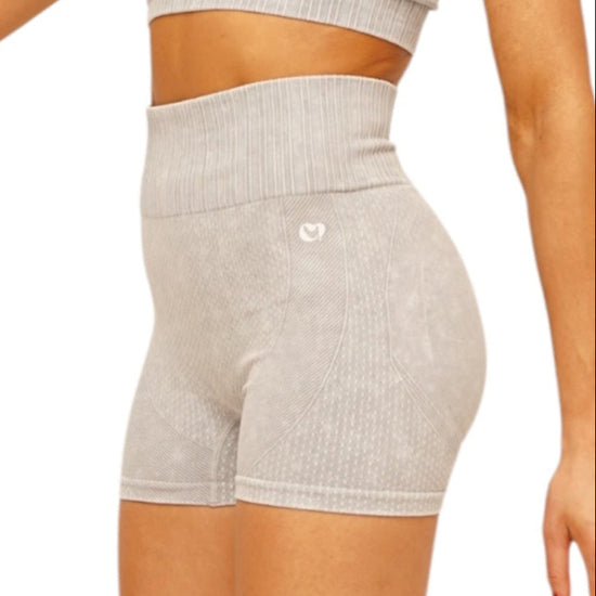 Short de Sport Effet Délavé Confort
